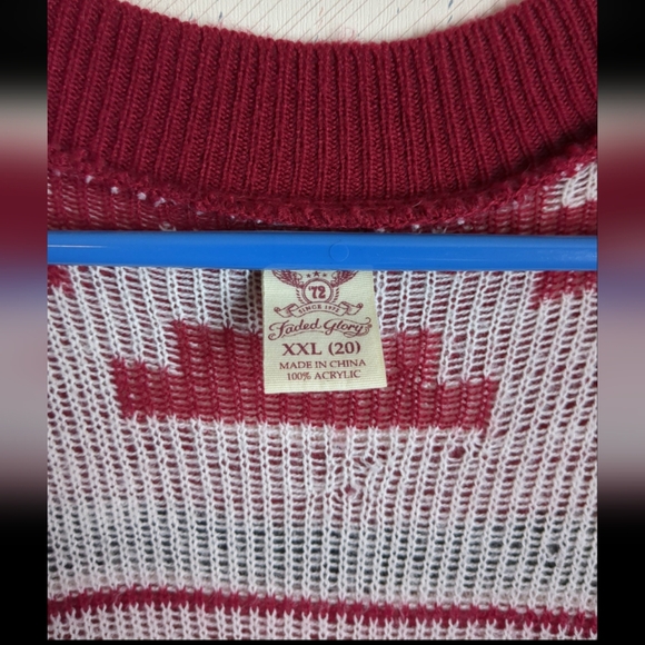 Long multi colored cardigan sweater - Picture 2 of 3